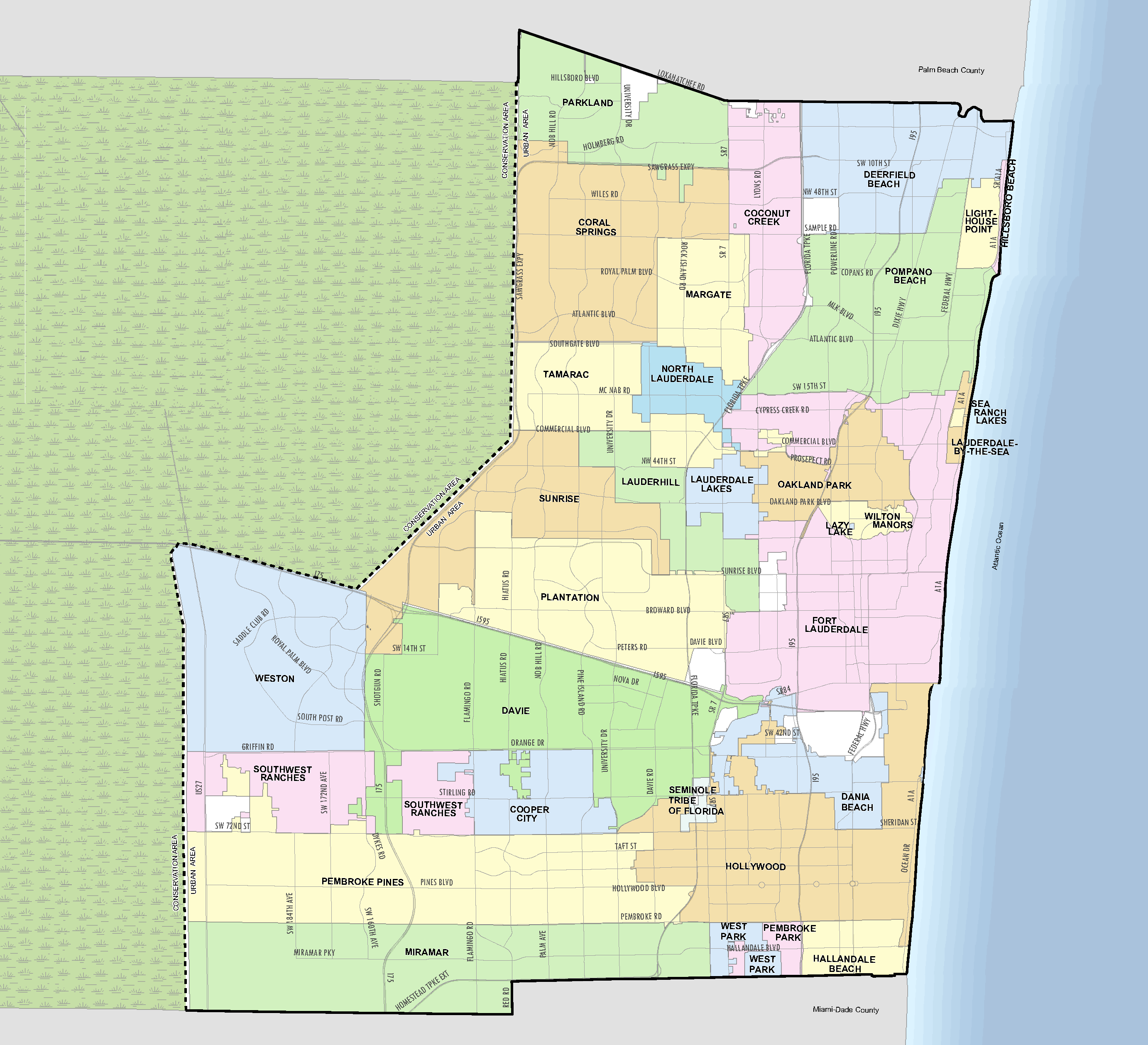 Miami-Dade County Map